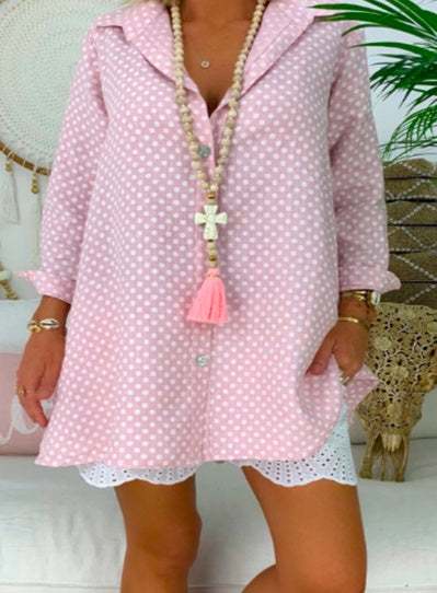 Tunique Femme à Manches Longues - Style Loose et Léger