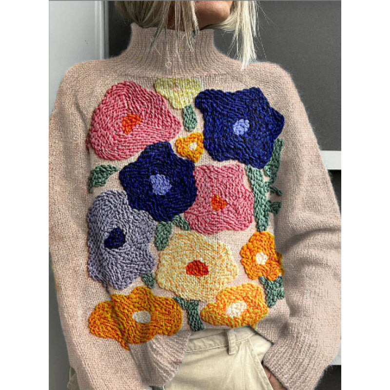 Nouveau haut décontracté imprimé abstrait de Noël