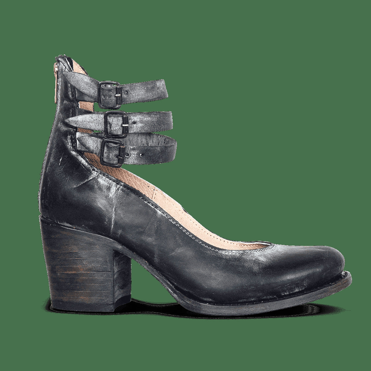 Escarpins à talons hauts pour femme à imprimé serpent et triple bride