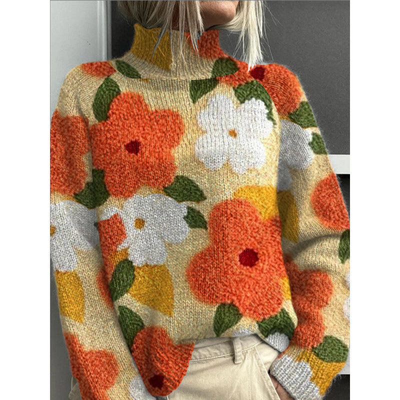 Nouveau haut décontracté imprimé abstrait de Noël