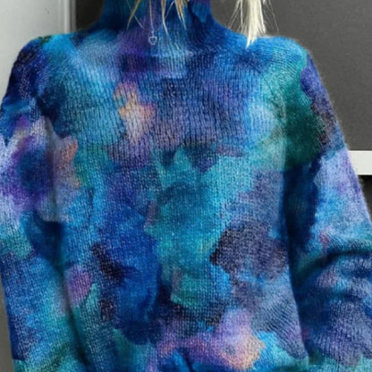 Nouveau haut décontracté imprimé abstrait de Noël