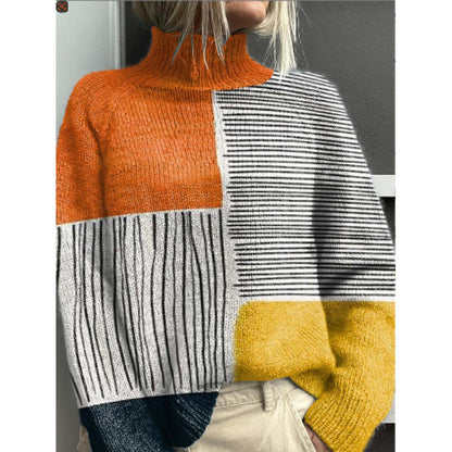 Nouveau haut décontracté imprimé abstrait de Noël